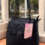 Catchy soft leather sling bag