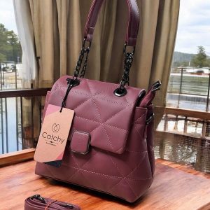 Catchy soft leather sling bag
