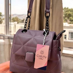Catchy soft leather sling bag