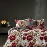 Makhmal 7D Digital Print king size bedsheet set