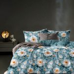 Makhmal 7D Digital Print king size bedsheet set