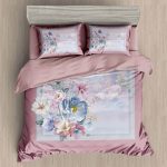 Kainaat premium King Size Bedsheet with 2 Pillow Covers Size 108 x 121