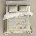Kainaat premium King Size Bedsheet with 2 Pillow Covers Size 108 x 117