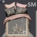 Kainaat premium King Size Bedsheet with 2 Pillow Covers Size 108 x 115