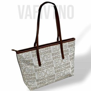 Women Checked Tote Bag