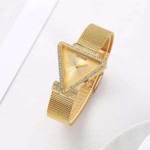 Guess Ladies Analog Dial Rose Gold Replica