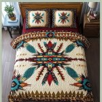 Faux Quilting Effects Digital Prints Super King Size 7D Multicolor 11 110x131