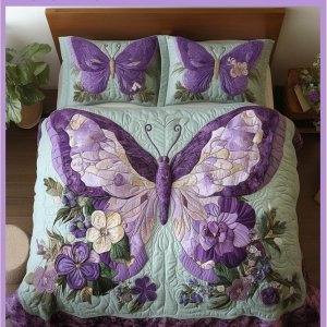 Faux Quilting Effects Digital Prints Super King Size 7D Multicolor 11 110x138