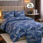 Reversible Ultrasonic Comforter 4 PC set Size *90*100"