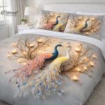 7D Digital King Size Bedsheets By Rosebee Size108*120