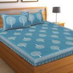Rajasthani Print Jaipuri Samrat Bedsheets 90 x 100 Inches
