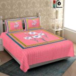 Rajasthani Print Jaipuri Samrat Bedsheets 90 x 100 Inches