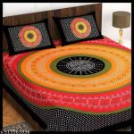 Rajasthani Print Jaipuri Samrat Bedsheets 90 x 100 Inches