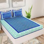Rajasthani Print Jaipuri Samrat Bedsheets 90 x 100 Inches