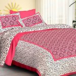 Rajasthani Print Jaipuri Samrat Bedsheets 90 x 100 Inches