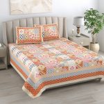 Kaya Pure cotton King Size Bedsheet 95*110