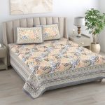 Kaya Pure cotton King Size Bedsheet 95*114