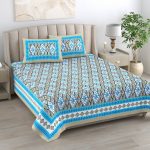 Kaya Pure cotton King Size Bedsheet 95*117