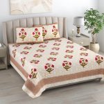 Kaya Pure cotton King Size Bedsheet 95*120