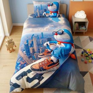 Digital 7D Printing  Single bedsheet For kids