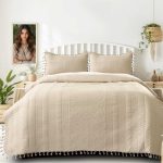 New Launch Premium Tussels Bedcover Set 3 PCS Set