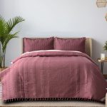 New Launch Premium Tussels Bedcover Set 3 PCS Set