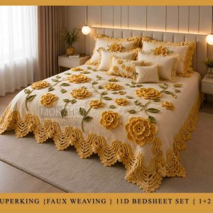 New Faux Weaving 11D Effects Digital Prints Superking Size