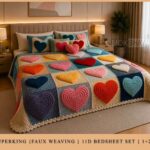 New Faux Weaving 11D Effects Digital Prints Superking Size